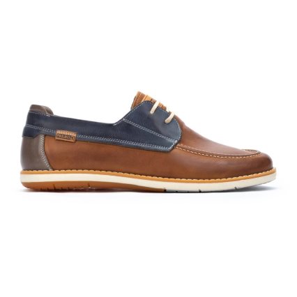 Brown Pikolinos JUCAR Men's Boat Shoes | EGQA918T6