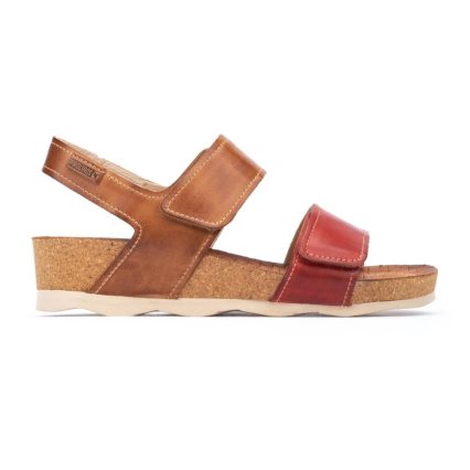 Brown Pikolinos MAHON Women's Sandals | QIRA138T9