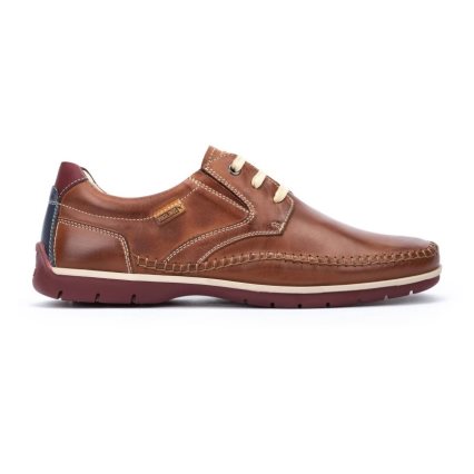 Brown Pikolinos MARBELLA Men's Boat Shoes | ASM1T8170