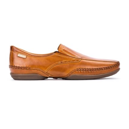 Brown Pikolinos PUERTO RICO Men's Moccasins | WTYQ3T271