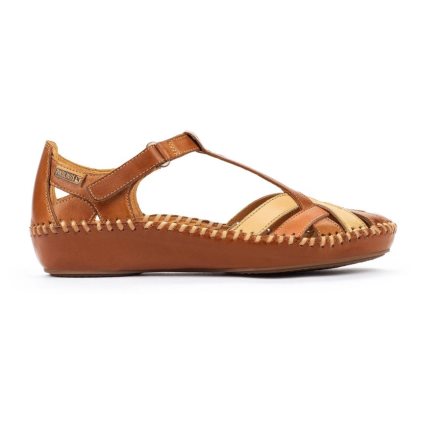 Brown Pikolinos P. VALLARTA Women's Sandals | CDAB31249