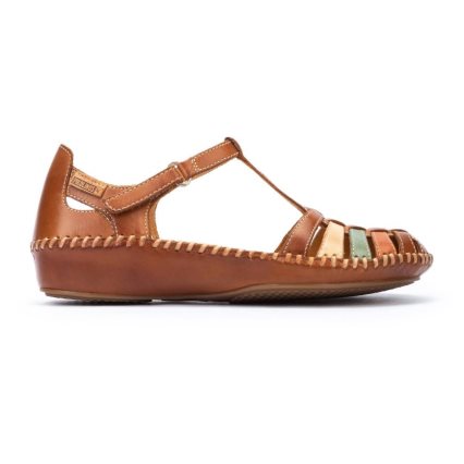 Brown Pikolinos P. VALLARTA Women's Sandals | MVBST4320