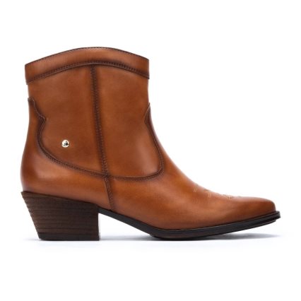 Brown Pikolinos VERGEL Women's Ankle Boots | XLEZ482T0