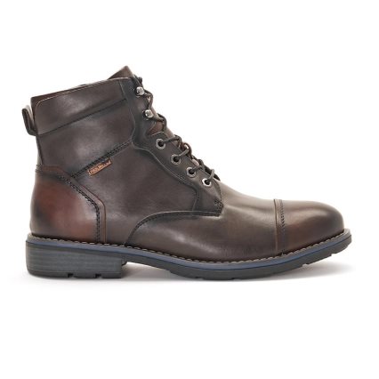 Brown Pikolinos YORK Men's Ankle Boots | 1HTR012T9