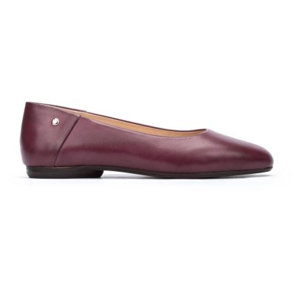 Burgundy Pikolinos ALMERIA Women's Ballet Flats | DXME08139