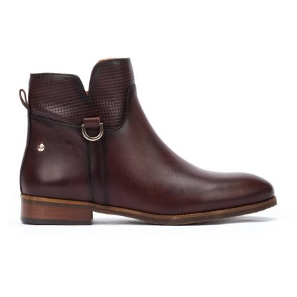 Burgundy Pikolinos ROYAL Women's Ankle Boots | ZUSW3486T