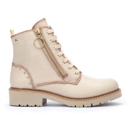 Cream Pikolinos VICAR Women's Ankle Boots | MWTR9601T