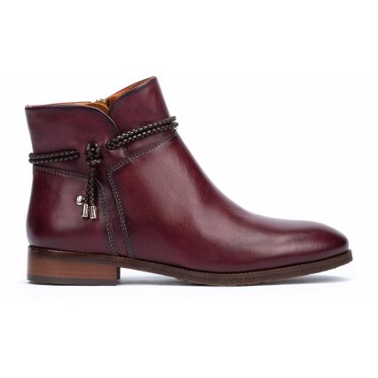 Dark Red Pikolinos ROYAL W4D-8908 Women's Ankle Boots | EPAZ84370