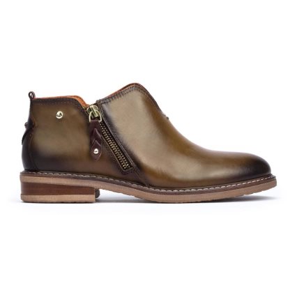 Olive Pikolinos ALDAYA Women's Ankle Boots | M1WR9T038