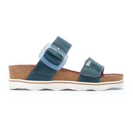 Turquoise Pikolinos MENORCA Women's Sandals | WLEX90847