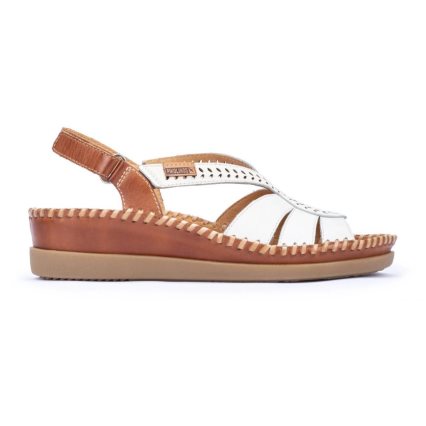 White Pikolinos CADAQUES Women's Sandals | PGJZ38624