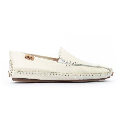 White Pikolinos JEREZ Women's Moccasins | D1MP62498